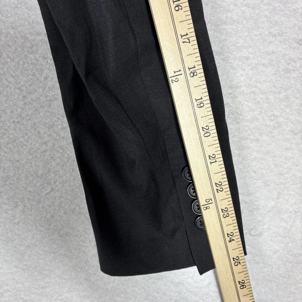 Brooks Brothers Explorer Regent Fit Black Wool Blend Sport Coat Blazer 40R